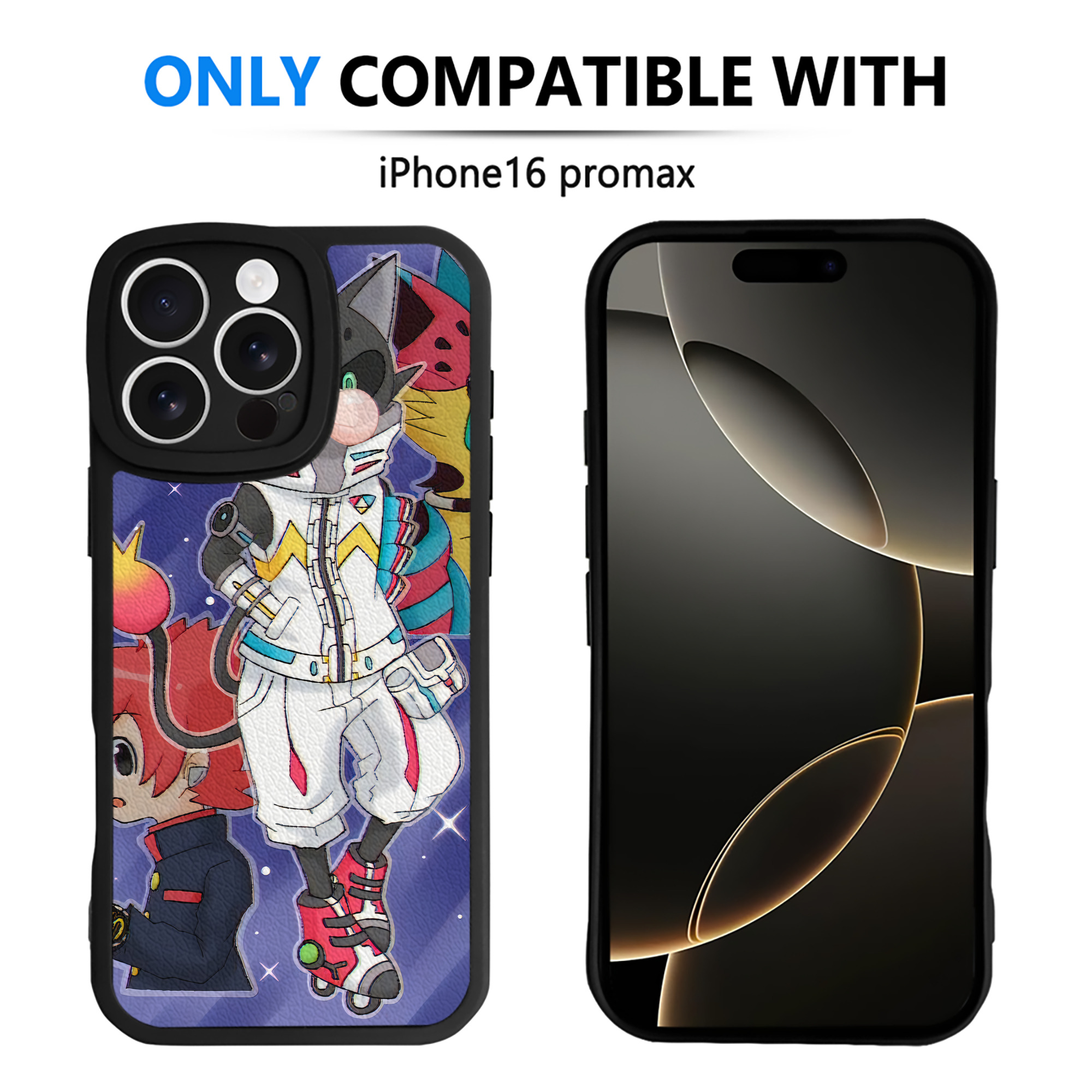 （画像用） 妖怪ウォッチ Yo-kai Watch 【iPhone 16シリーズ対応】シリコンスマホケース（レザー調） 材質：シリコン
